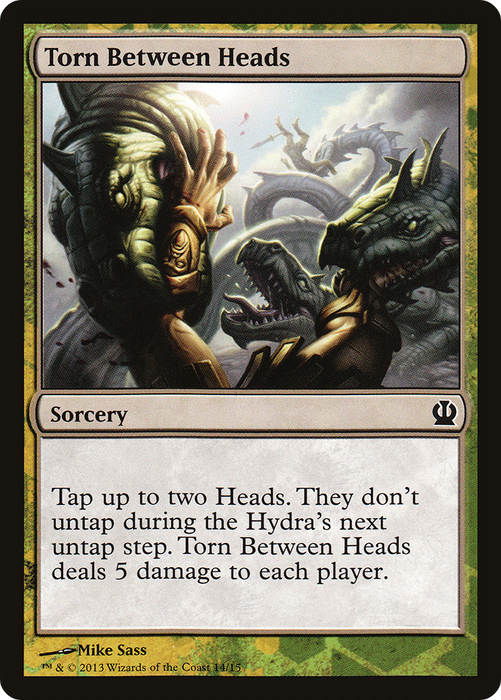 Torn Between Heads (HERO-014) - common