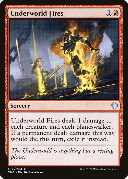 Underworld Fires (THB-162) - uncommon - Foil