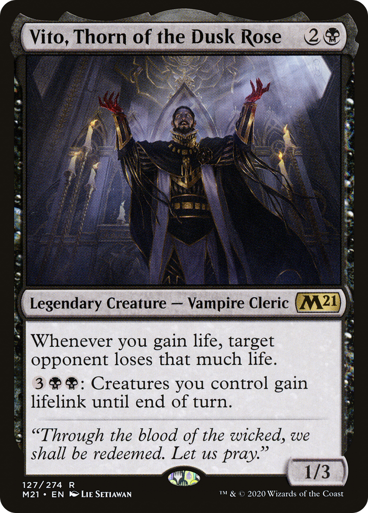 Vito, Thorn of the Dusk Rose (M21-127) - rare