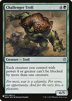 Challenger Troll (LIST-WAR-157) - uncommon