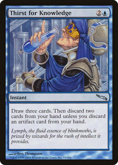 Thirst for Knowledge (MRD-053) - uncommon - Foil