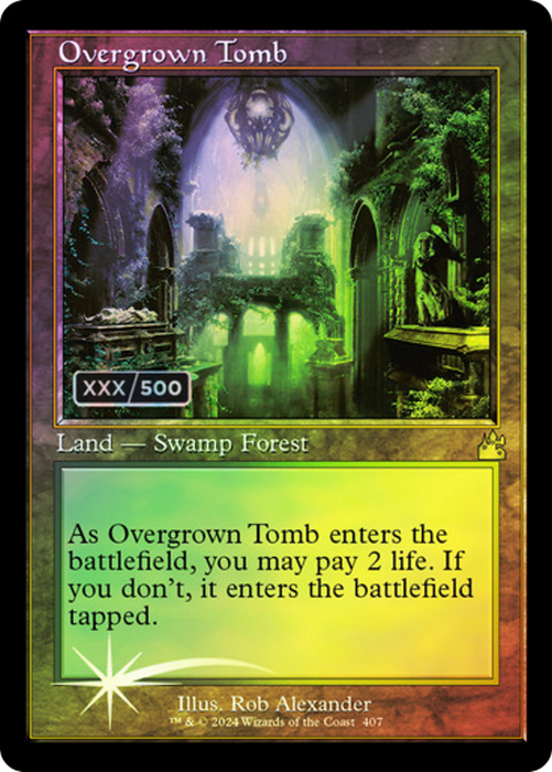 Overgrown Tomb (RVR-407Z) - rare - Foil