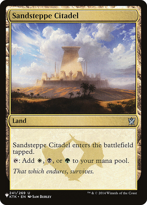 Sandsteppe Citadel (LIST-KTK-241) - uncommon