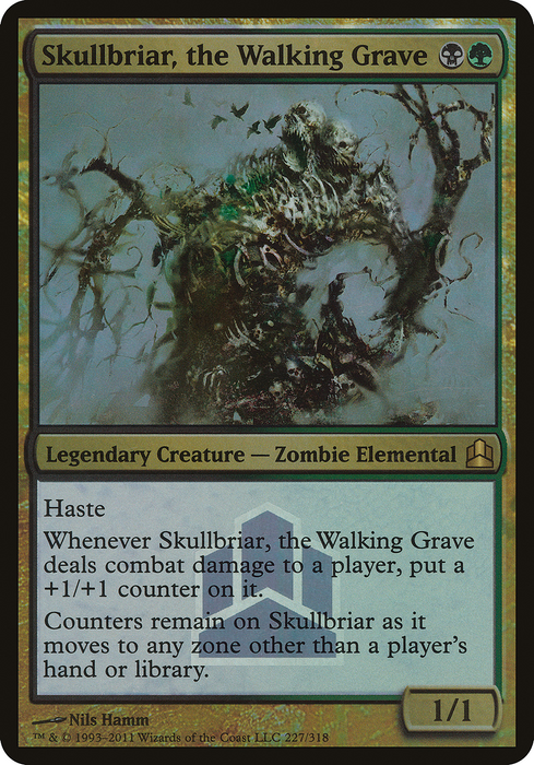 Skullbriar, the Walking Grave (OVER-227) - rare - Foil