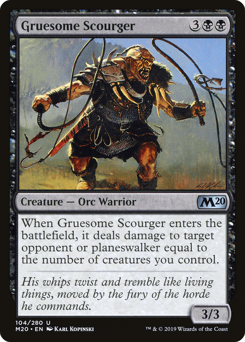 Gruesome Scourger (M20-104) - uncommon