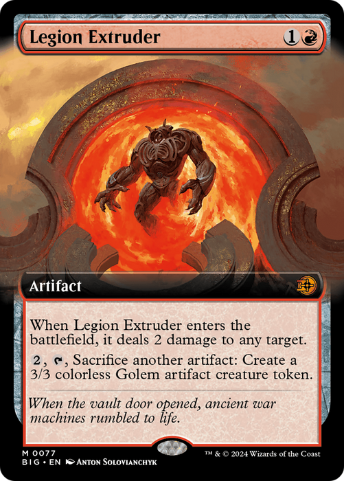 Legion Extruder (BIG-077) - mythic: (Extended Art) - Foil