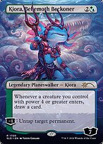 Kiora, Behemoth Beckoner (SLD-1700) - rare (Borderless) - Foil