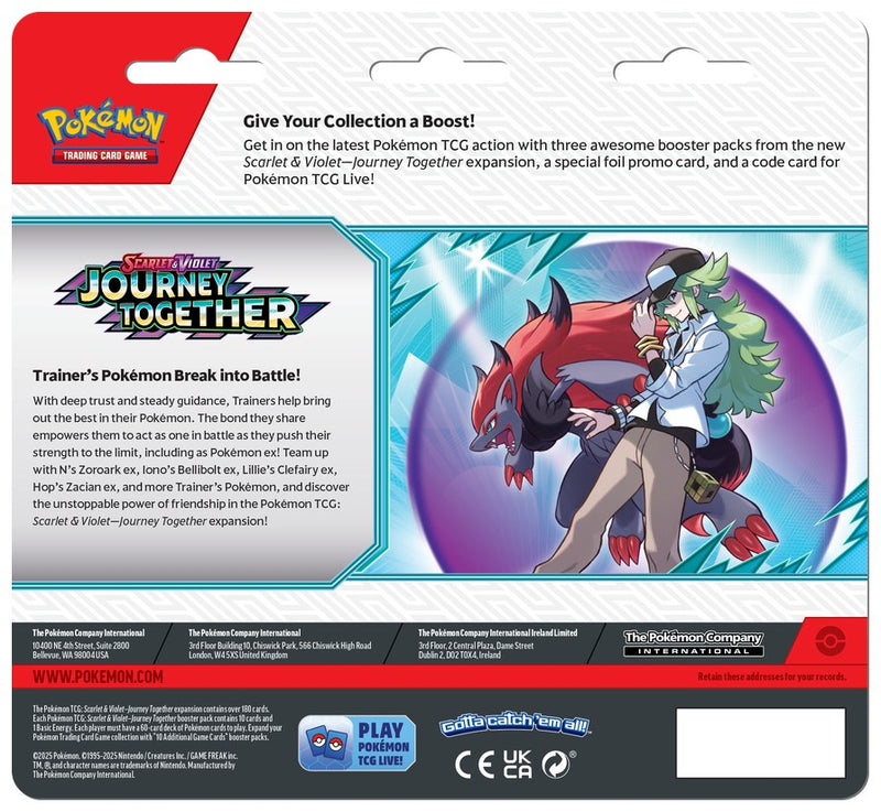 POKEMON SV9 JOURNEY TOGETHER 3PK BLISTER (24)