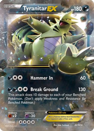 Tyranitar EX (042/98) - XAO  - Ultra Rare - Holofoil