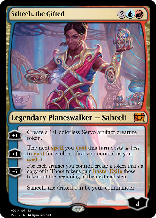 Saheeli, the Gifted (PZ2-70685) - mythic