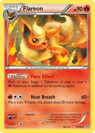 Flareon (013/98) - XAO  - Uncommon