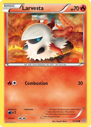 Larvesta (016) - XAO  - Common - Reverse Holofoil
