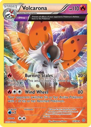 Volcarona (18) (018/98) - XAO  - Rare