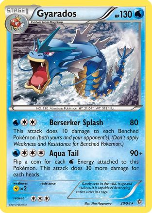 Gyarados (20) (020/98) - XAO  - Rare