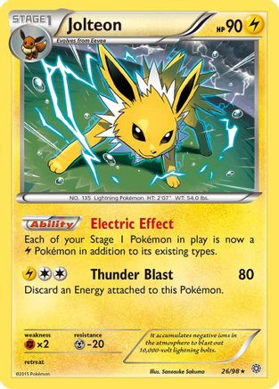Jolteon (026/98) - XAO  - Holo Rare - Holofoil