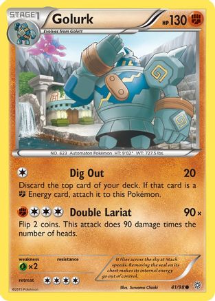 Golurk (41) (041/98) - XAO  - Common - Reverse Holofoil