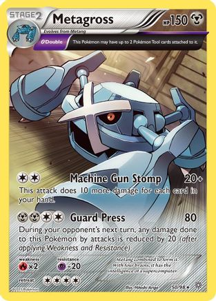 Metagross (50) (050/98) - XAO  - Rare - Reverse Holofoil
