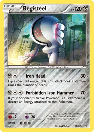 Registeel (051/98) - XAO  - Rare - Reverse Holofoil