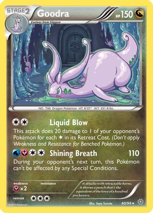 Goodra (060/98) - XAO  - Holo Rare - Holofoil