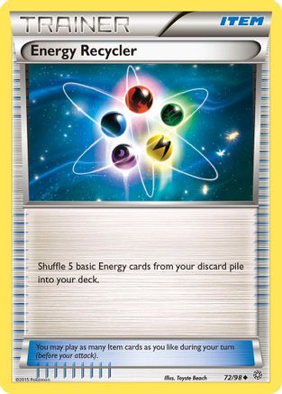 Energy Recycler (072/98) - XAO  - Uncommon - Reverse Holofoil