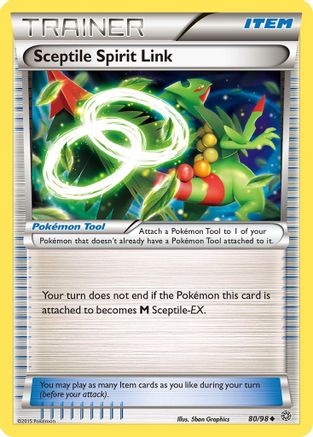 Sceptile Spirit Link (080/98) - XAO  - Uncommon - Reverse Holofoil