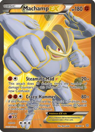 Machamp EX (90 Full Art) (090/98) - XAO  - Ultra Rare - Holofoil