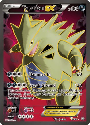 Tyranitar EX (91 Full Art) (091) - XAO  - Ultra Rare - Holofoil