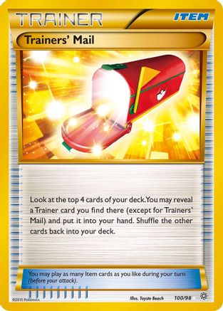 Trainers' Mail (Secret) (100/98) - XAO  - Secret Rare - Holofoil