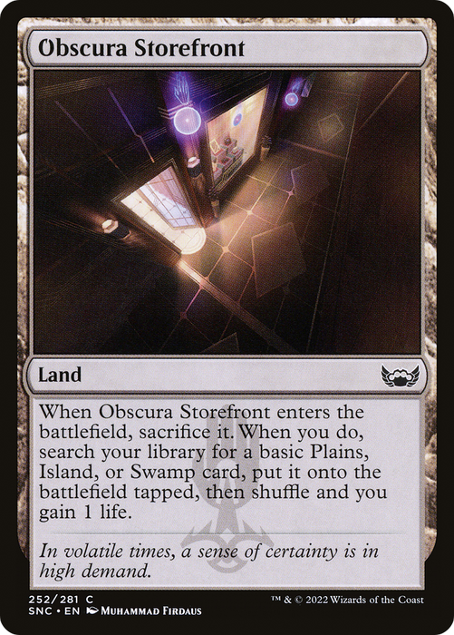 Obscura Storefront (SNC-252) - common