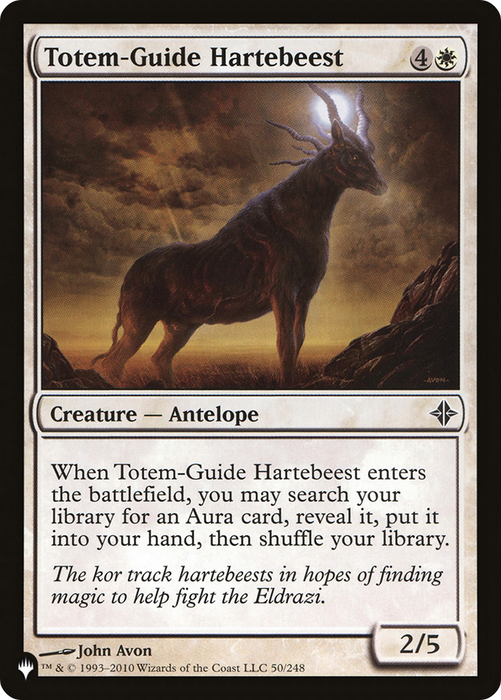 Totem-Guide Hartebeest (LIST-ROE-50) - common