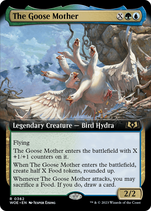 The Goose Mother (WOE-362) - rare: (Extended Art) - Foil