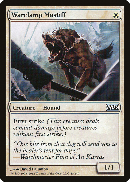 Warclamp Mastiff (M13-040) - common - Foil