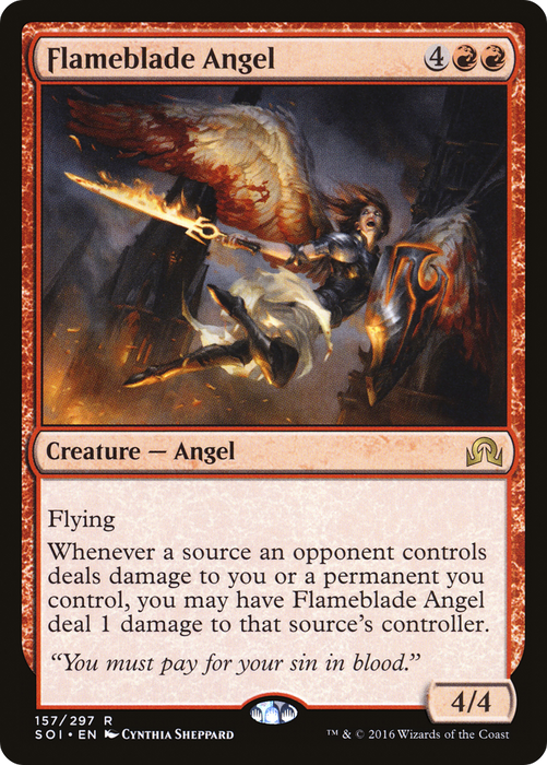 Flameblade Angel (SOI-157) - rare