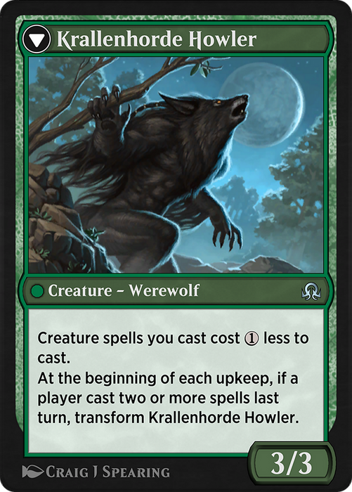 Duskwatch Recruiter // Krallenhorde Howler (SIR-194) - uncommon