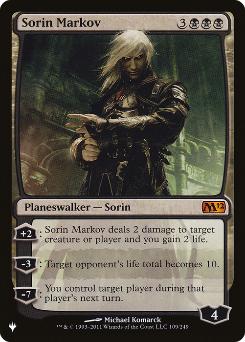 Sorin Markov (LIST-M12-109) - mythic
