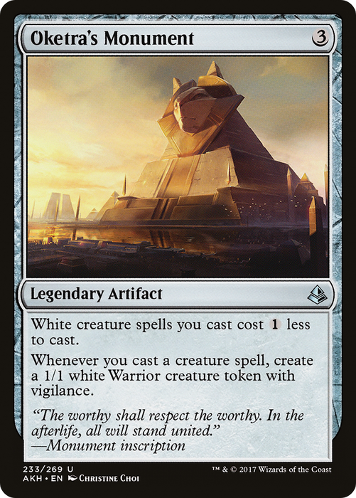 Oketra's Monument (AKH-233) - uncommon - Foil