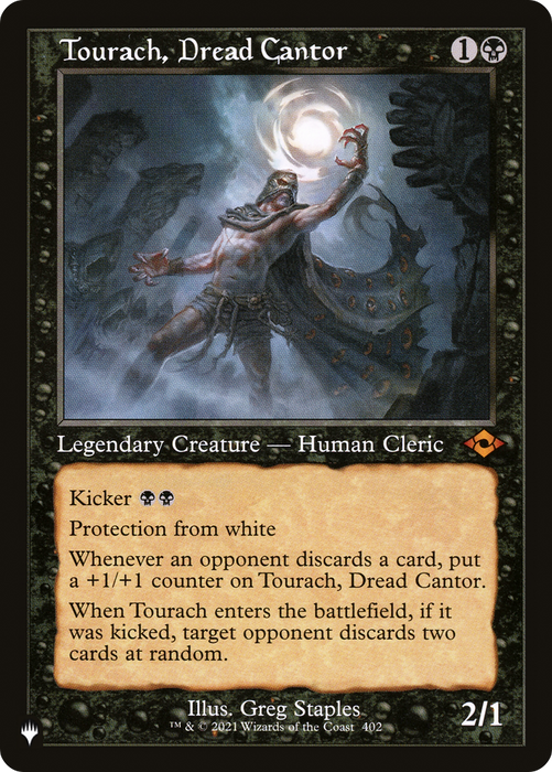 Tourach, Dread Cantor (LIST-MH2-402) - mythic