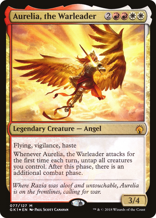 Aurelia, the Warleader (GR1-077) - mythic - Foil