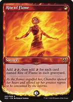 Rite of Flame (SS3-007) - rare - Foil