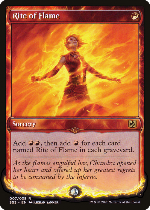 Rite of Flame (SS3-007) - rare