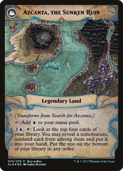 Search for Azcanta // Azcanta, the Sunken Ruin (BABP-074) - rare: (compasslanddfc) - Foil
