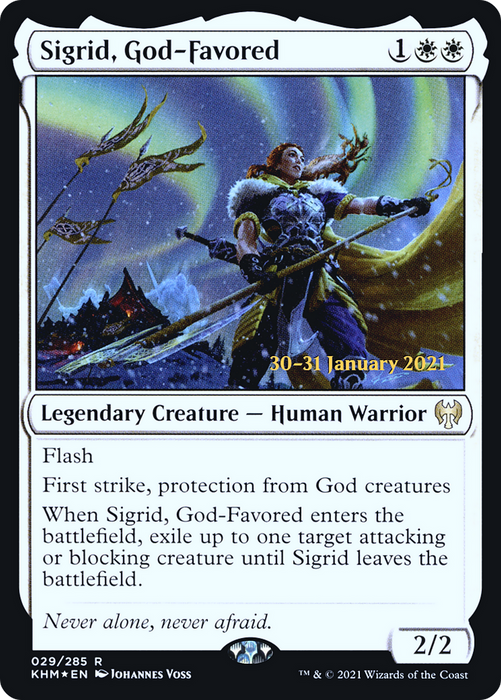 Sigrid, God-Favored (PRE-29S) - rare - Foil