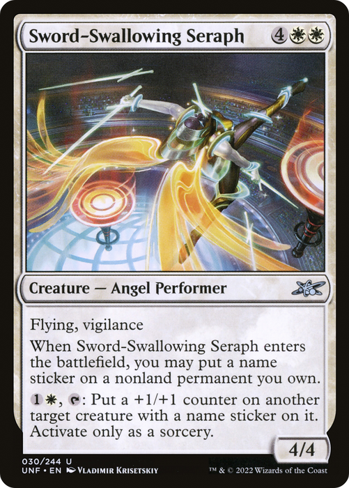 Sword-Swallowing Seraph (UNF-030) - uncommon