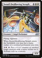 Sword-Swallowing Seraph (UNF-030) - uncommon - Foil