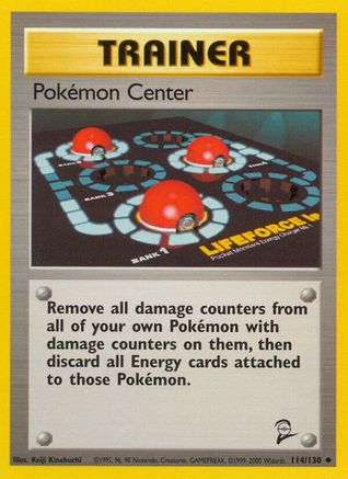 Pokemon Center (114/130) - BS2  - Uncommon