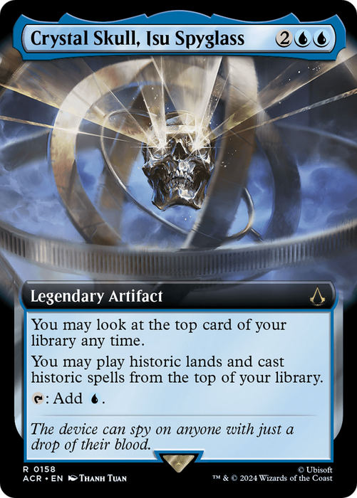 Crystal Skull, Isu Spyglass (ACR-158) - rare: (Extended Art)