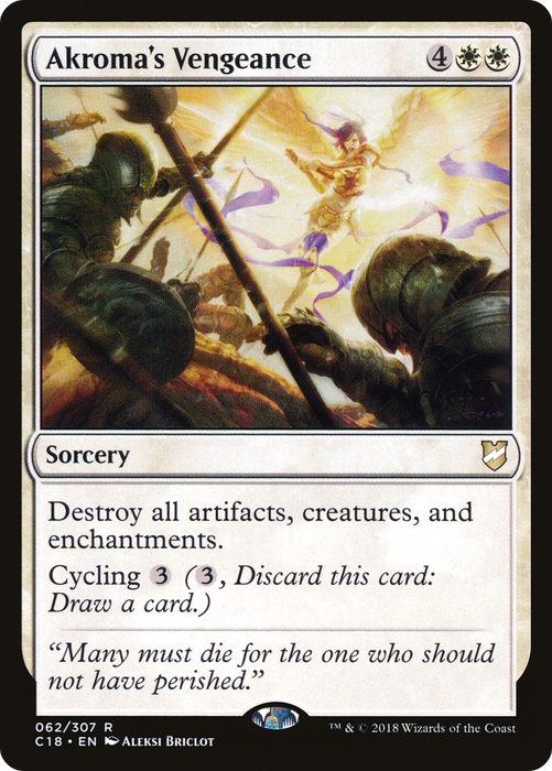 Akroma's Vengeance (C18-062) - rare