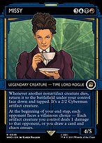 Missy (WHO-546) - rare: (Showcase) (Borderless) - Foil