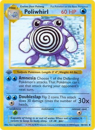 Poliwhirl (038/102) - BS  - Uncommon - Unlimited