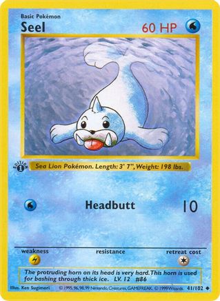 Seel (041/102) - BS  - Uncommon - 1st Edition